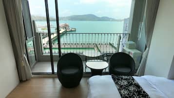 Deluxe Quadruple Room, Partial Lake View | View from room