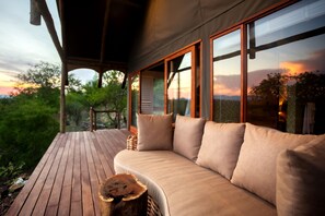 Luxury Tent | Egyptian cotton sheets, premium bedding, in-room safe