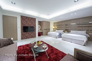 Blackout curtains, rollaway beds, free WiFi - Beautiful Mansion B&B (Wujie)