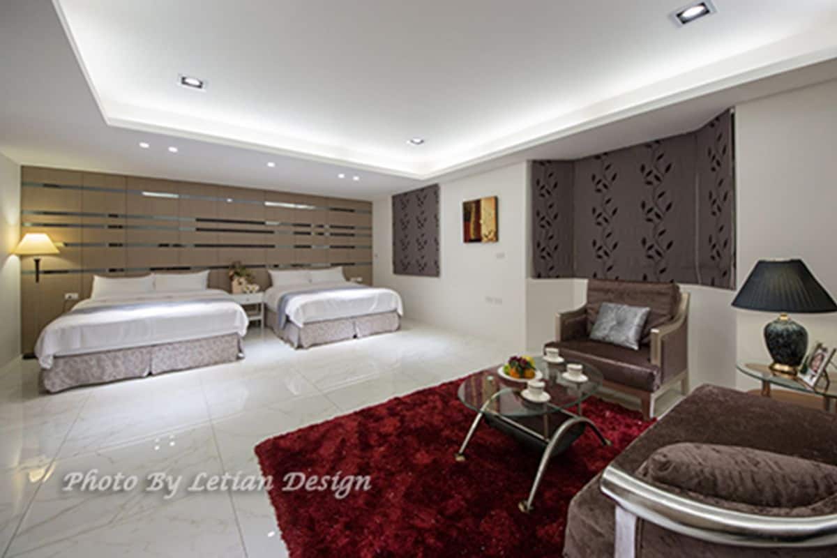 Blackout drapes, rollaway beds (surcharge), WiFi (free)