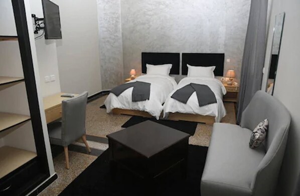 Chambre avec lits jumeaux