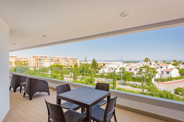 Deluxe Apartment, 3 Bedrooms | View from room - Aqua Apartments Vento, Marbella (Marbella)
