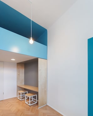 Standard Quadruple Room - Private Bathroom | View from room - Flow Spaces  (Budapest)