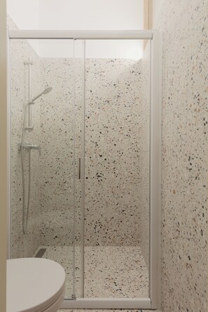 Ducha, artículos de tocador gratuitos, secador de pelo, toallas