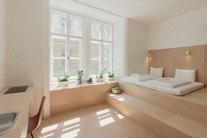 Estudi superior | Caixa forta a l'habitació, habitacions insonoritzades i wifi gratuïta 