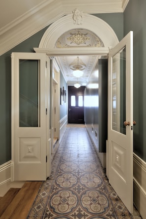 Interior entrance