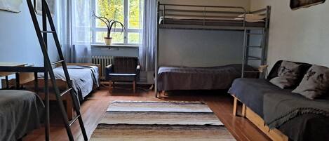 Familiekamer, gedeelde badkamer | Een strijkplank/strijkijzer, gratis wifi