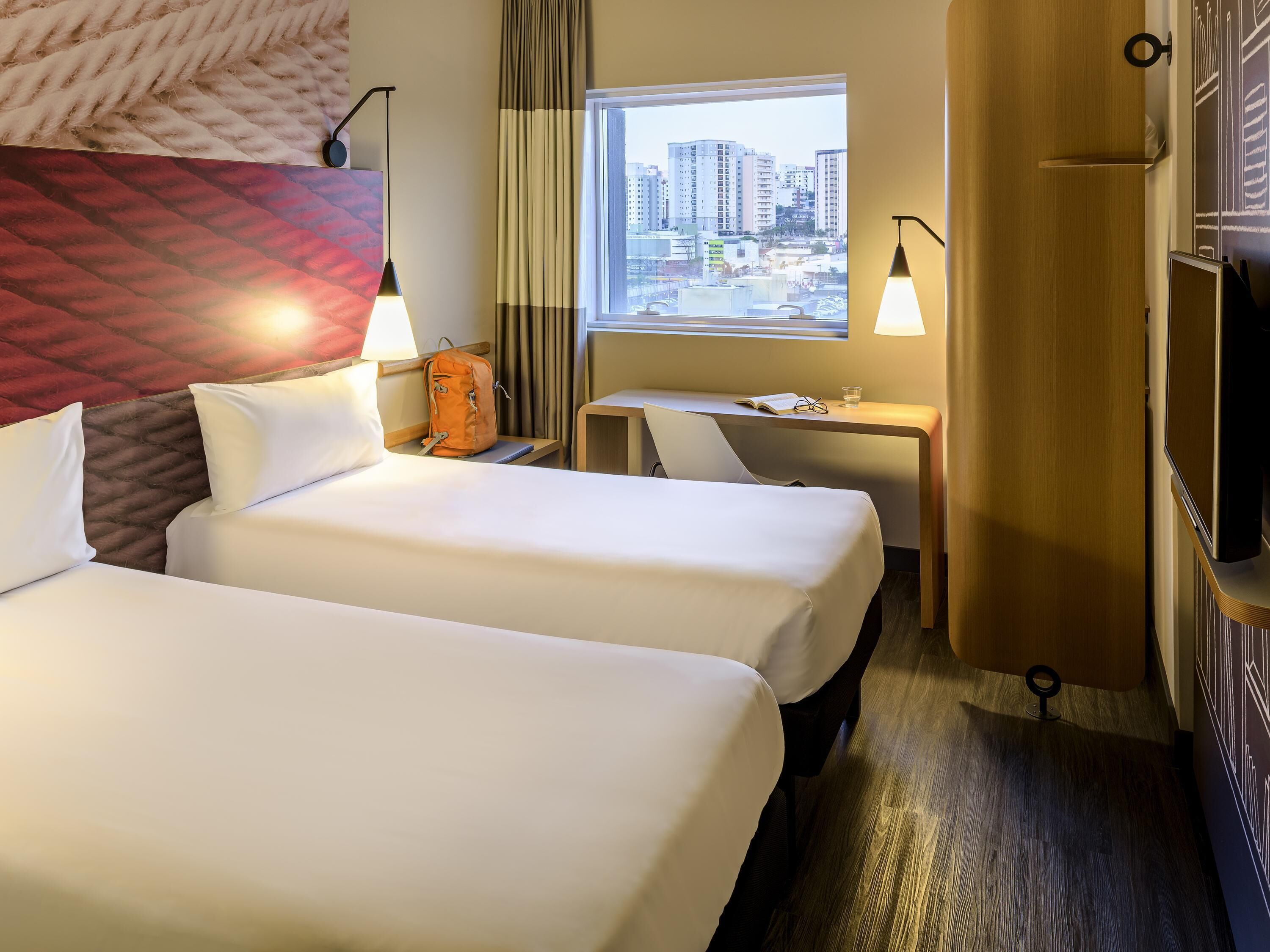 Standard Apartment, 2 Single Beds | In-room safe, desk, blackout curtains, soundproofing