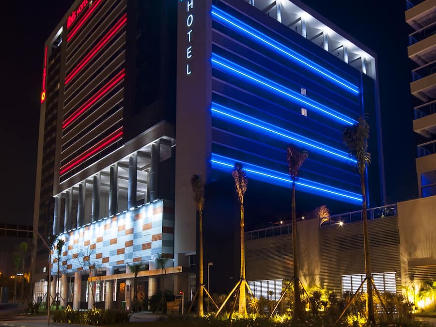 Front of property - evening/night