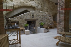 Un sauna, baño turco, tratamientos corporales, aromaterapia