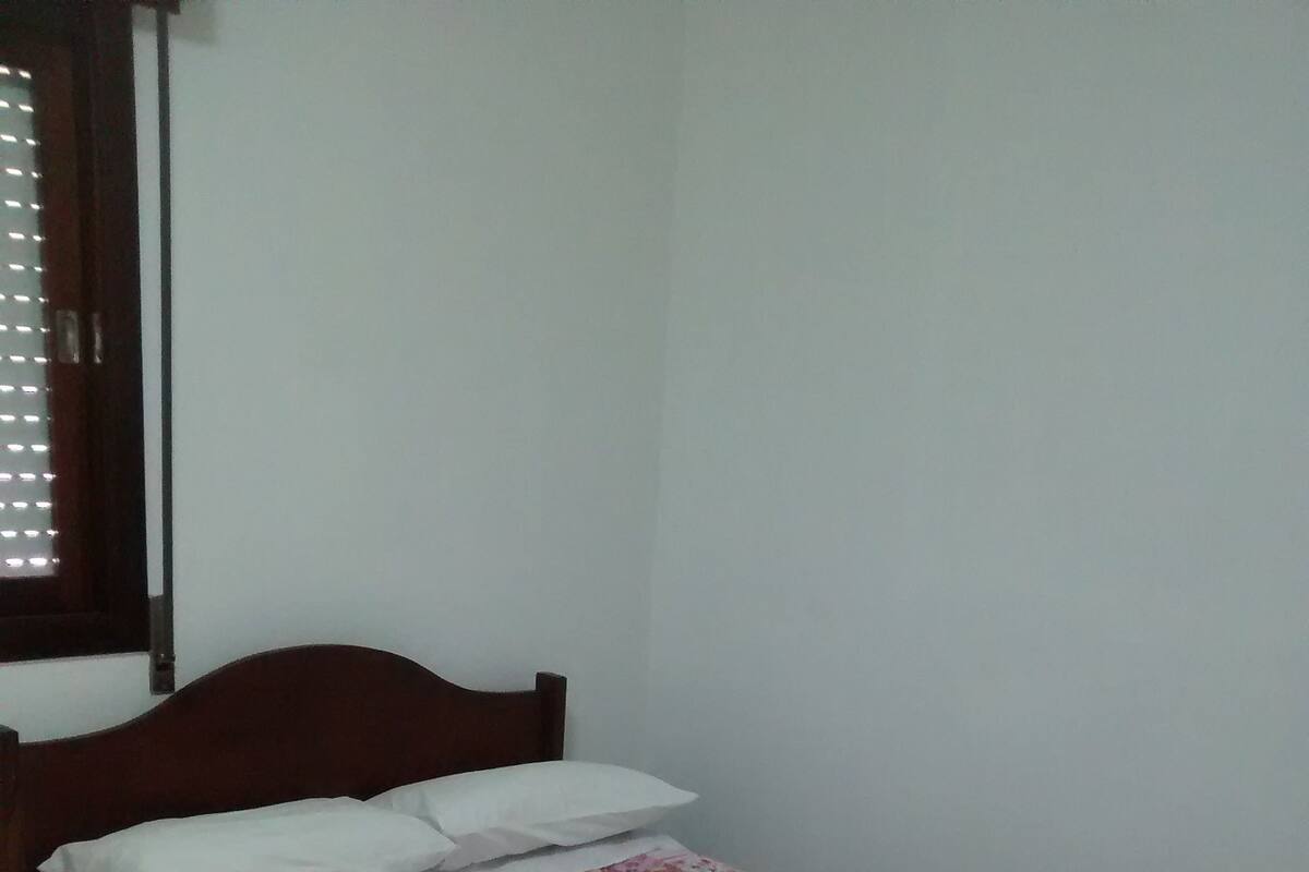 Premium bedding, desk, blackout curtains, soundproofing