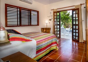 2 bedrooms, premium bedding, in-room safe, desk