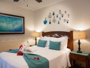 奢華別墅, 4 間臥室, 庭園 | 1 間臥室、高級寢具、客房內保險箱、書桌