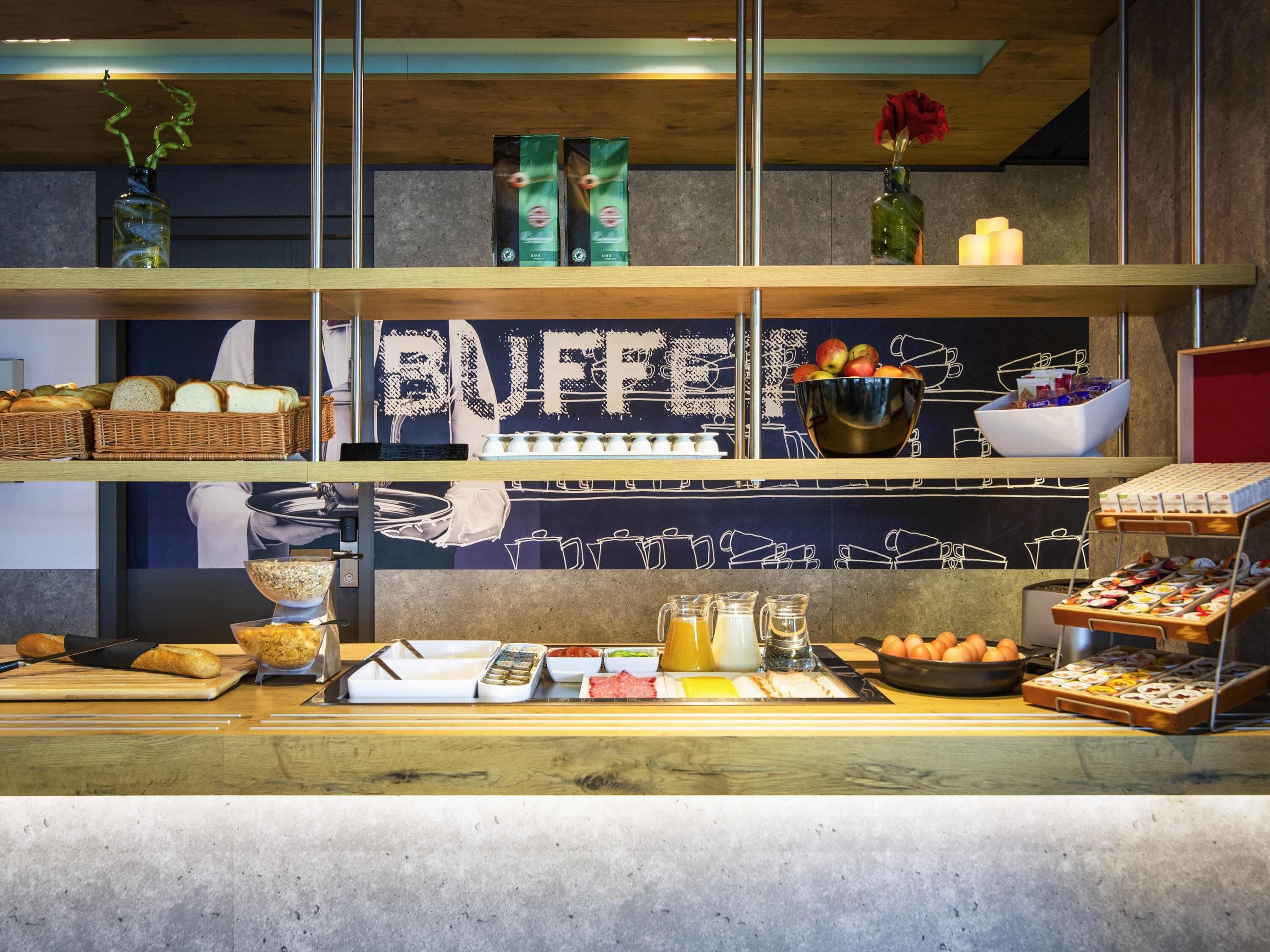 daily buffet breakfast (eur 10 per person)