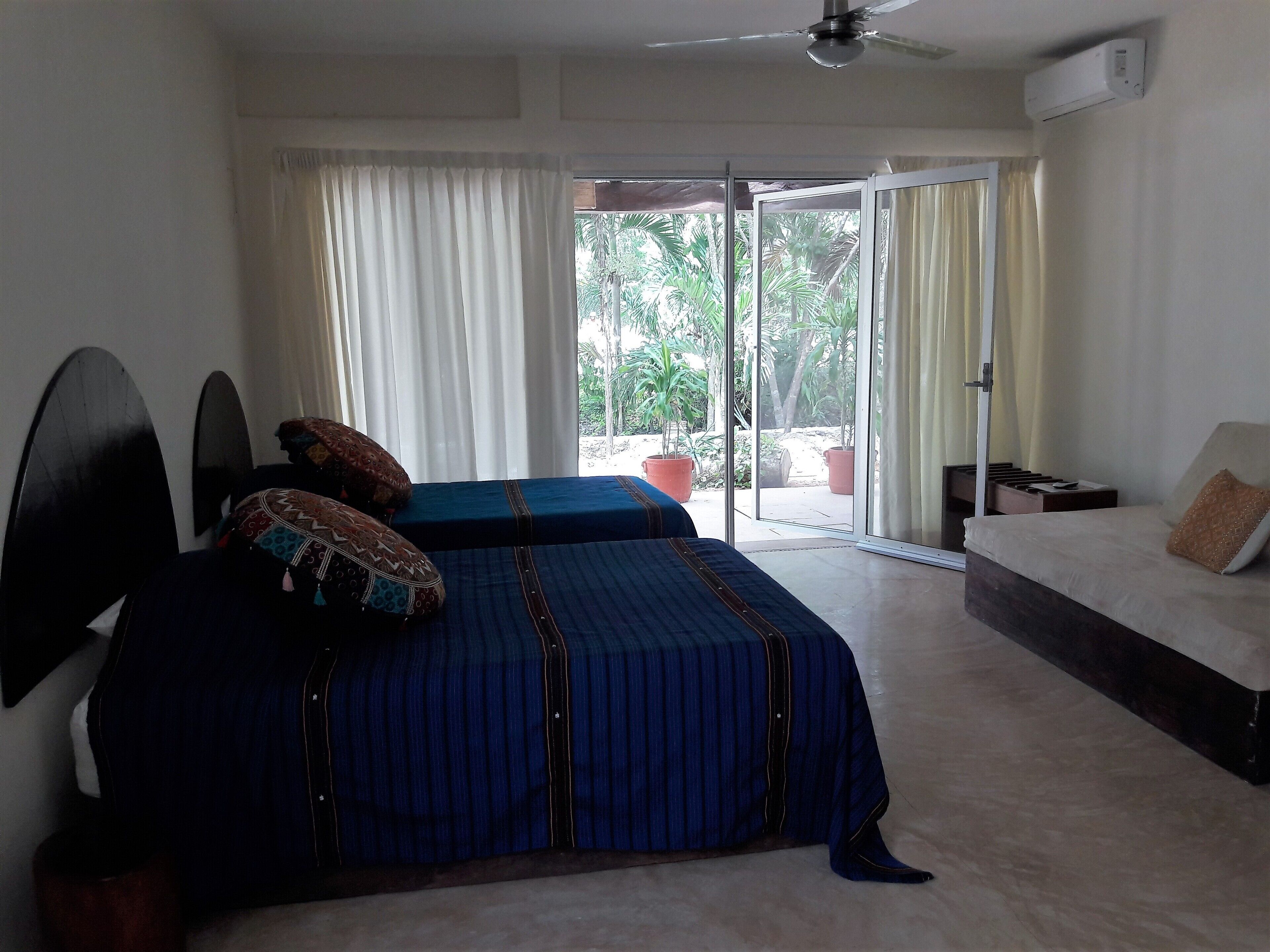 suite om | individually decorated, individually furnished, blackout curtains