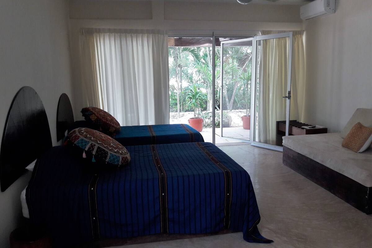 suite om | individually decorated, individually furnished, blackout curtains