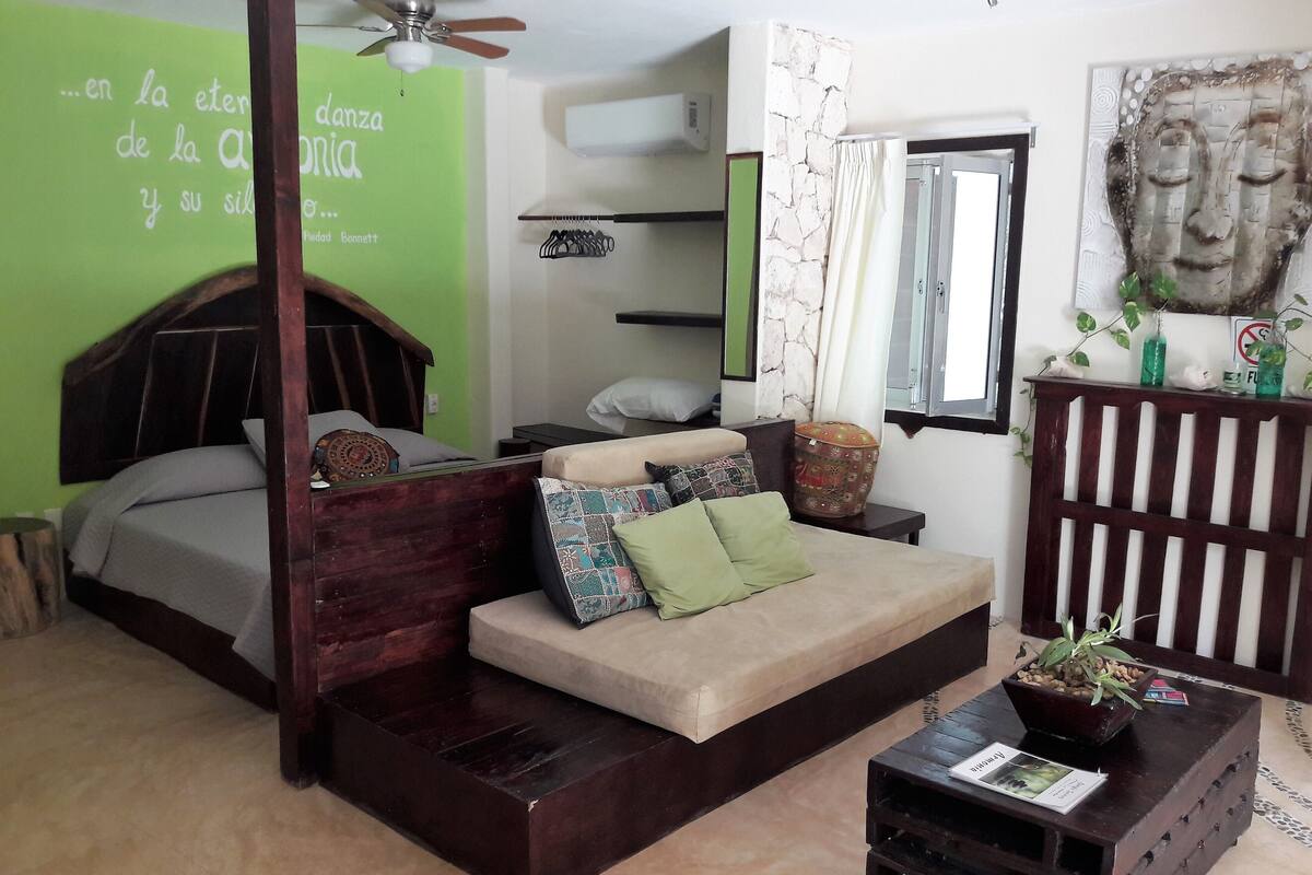 loft armonia | individually decorated, individually furnished, blackout curtains