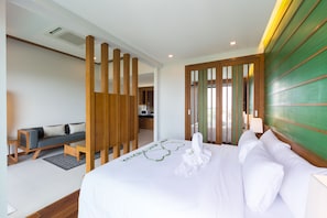 Pool Villa Sea View  | Minibar, Zimmersafe, Schreibtisch, Verdunkelungsvorhänge