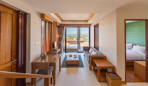 Duplex Sea View  | Minibar, két bảo mật tại phòng, bàn, màn/rèm cản sáng 