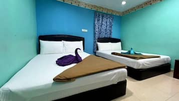 Een strijkplank/strijkijzer, gratis wifi