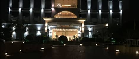 Front of property - evening/night