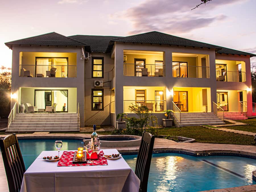 Front of property - evening/night