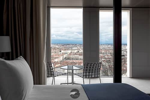 Camera, vista città (Lyon) | Biancheria da letto di alta qualità