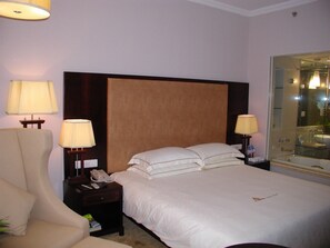 Minibar, in-room safe, desk, blackout curtains
