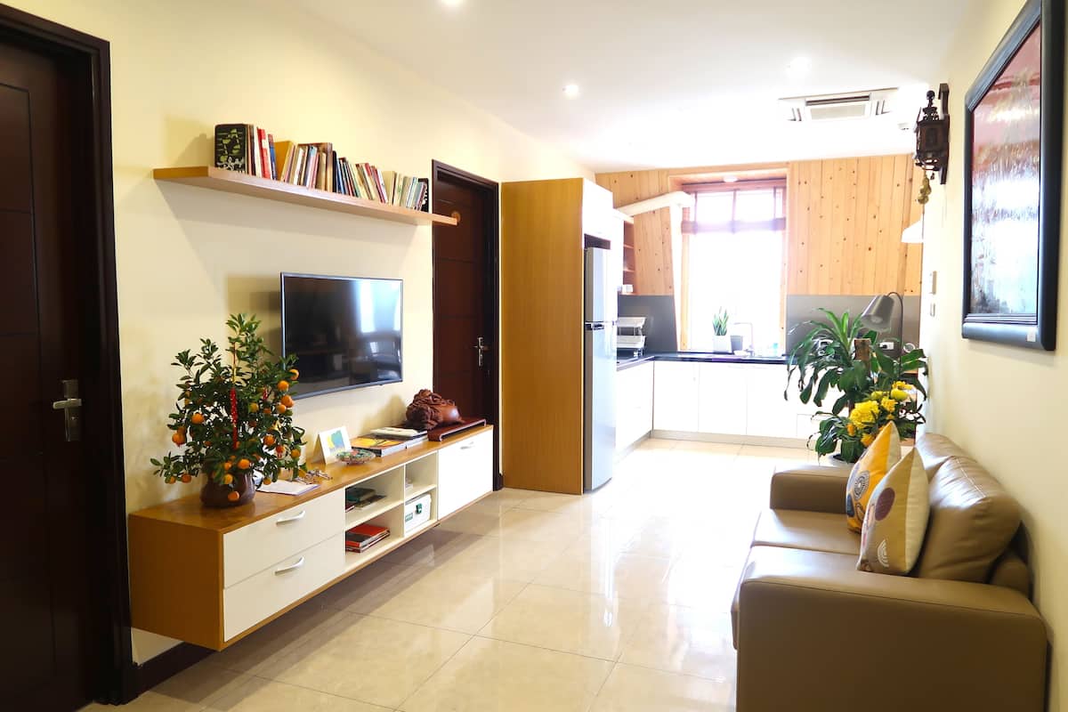 Departamento de lujo, 3 habitaciones, vista al jardín, en el área del jardín | Entrada interior