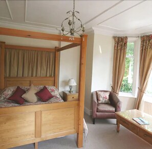 Double Room (Four Poster - Not Pet-Friendly) | Iron/ironing board, free WiFi, bed sheets