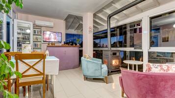 Sitteområde i lobbyen