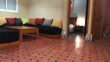 42-inch flat-screen TV with satellite channels, plasma TV