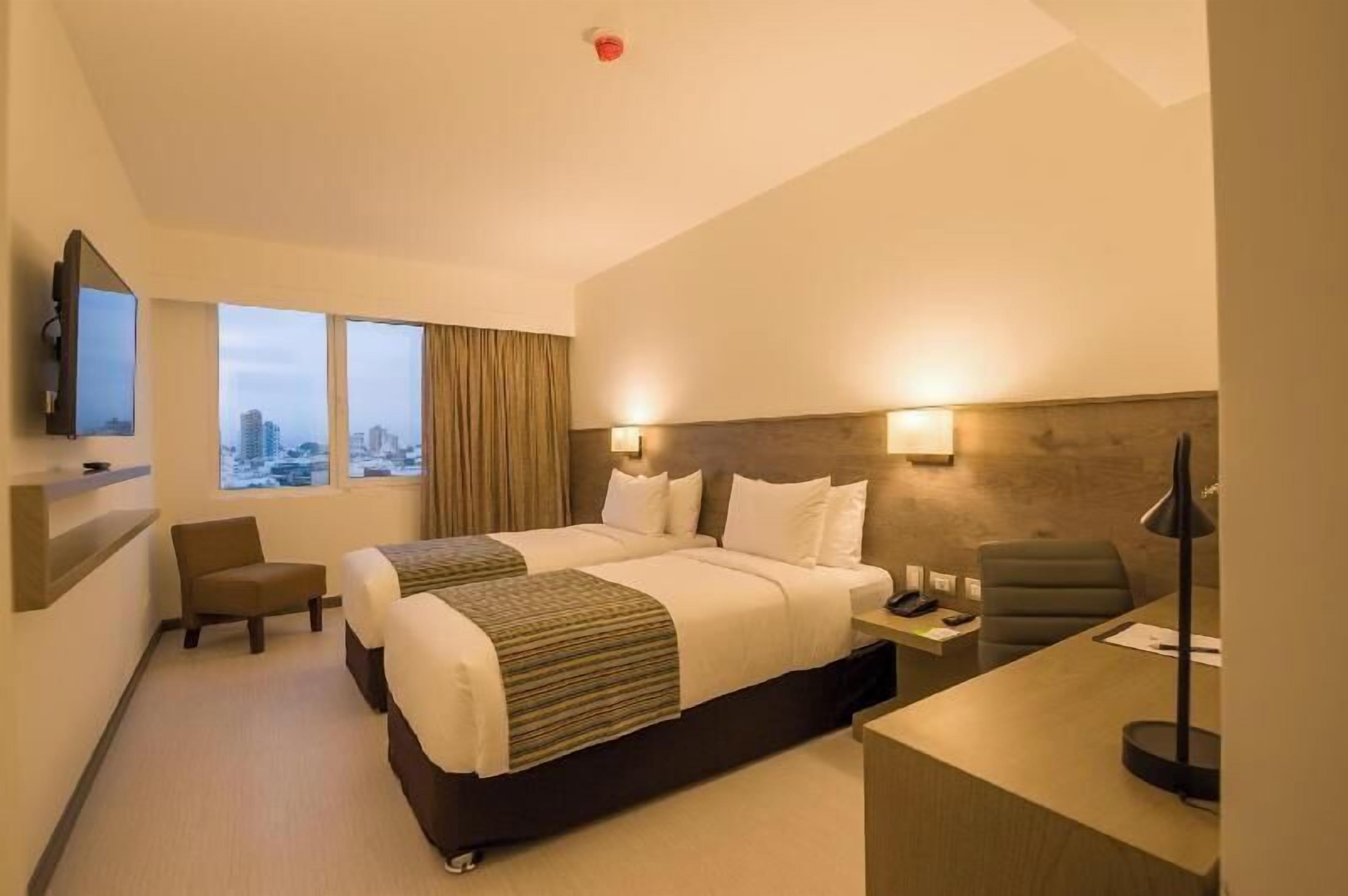 1 slaapkamer, donzen dekbedden, een minibar, een kluis op de kamer