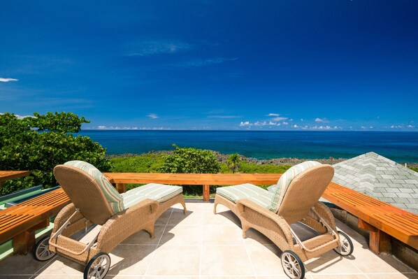 Blick von der Unterkunft