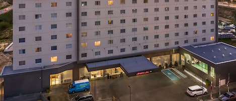 Front of property – evening/night