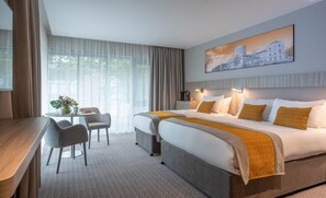 Literie de qualité supérieure, coffres-forts dans les chambres