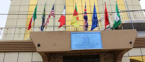 Façade de l’hébergement