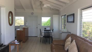 Classic Villa, 1 Bedroom, Ocean View, Beachfront | In-room dining