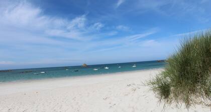 Breton Mansion with marvellous seaview 500m distance to the sea and the dunes