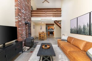 Living room and Dining room