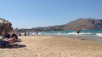 Solstolar och strandhanddukar