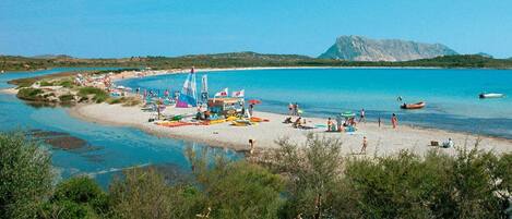 Plage à proximité, chaises longues
