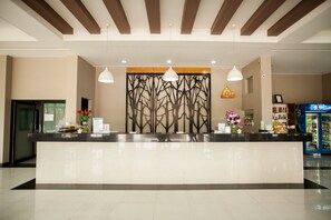 Kiosk voor inchecken/uitchecken