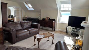 Televisor, reproductor de DVD, llibres i videoteca