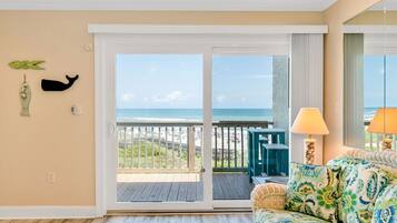 Smart TV, DVD player, books, video library