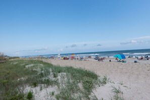 Aan het strand