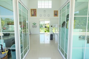 Interior entrance
