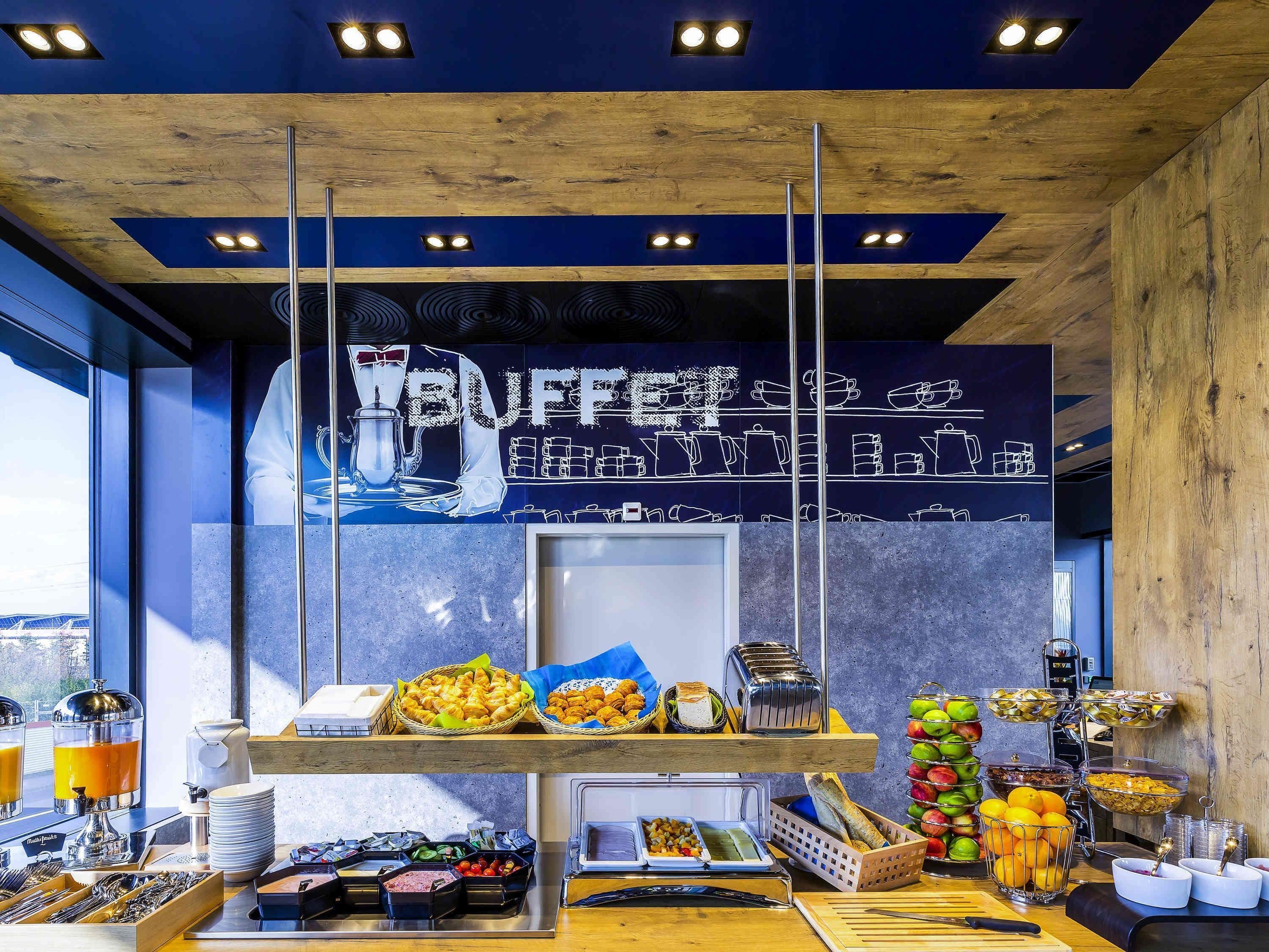 daily buffet breakfast (chf 13 per person)