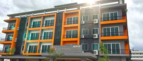 Fassade der Unterkunft