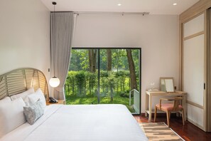 Chalet, 2 slaapkamers, uitzicht op meer | Uitzicht vanuit de kamer